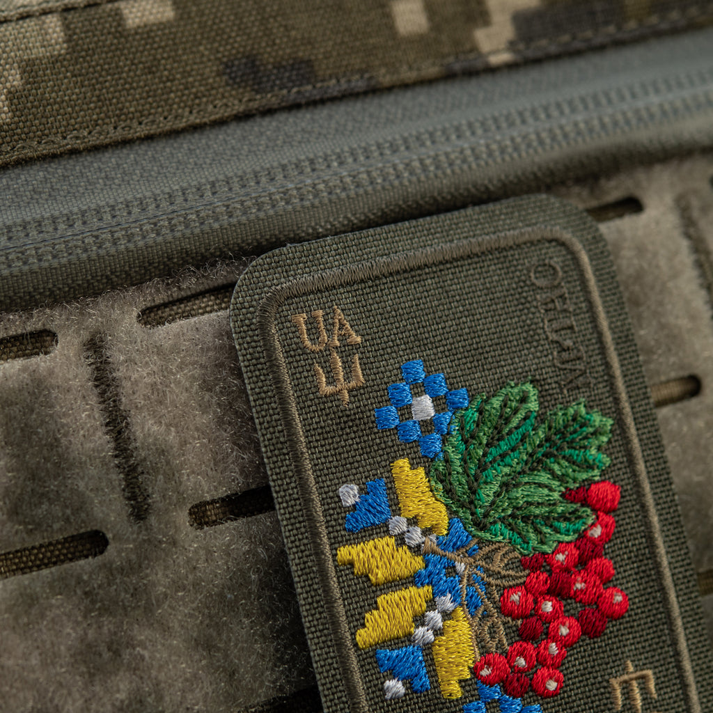 M-Tac нашивка Орнамент Калина (вишивка) Ranger Green