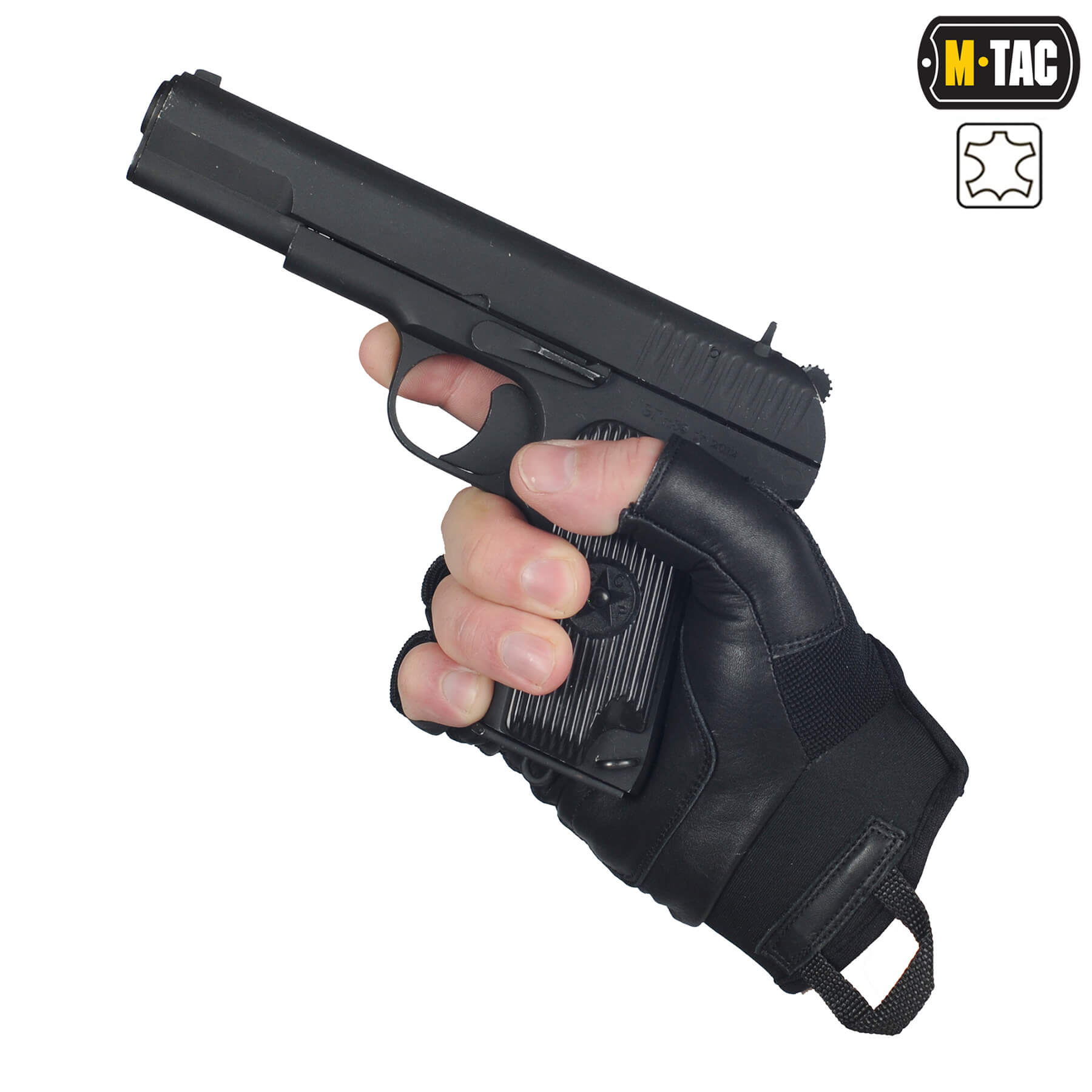M-Tac рукавички безпалі Assault Tactical Mk.4 Black