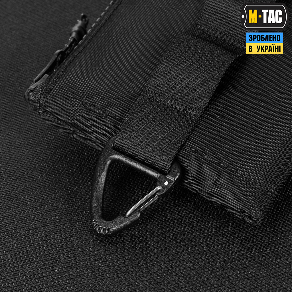 M-Tac гаманець горизонтальний з карабіном X-PAC Elite Black