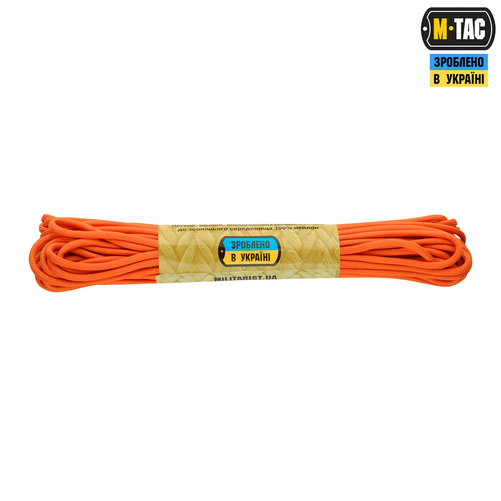 M-Tac паракорд 550 type III Orange 15м
