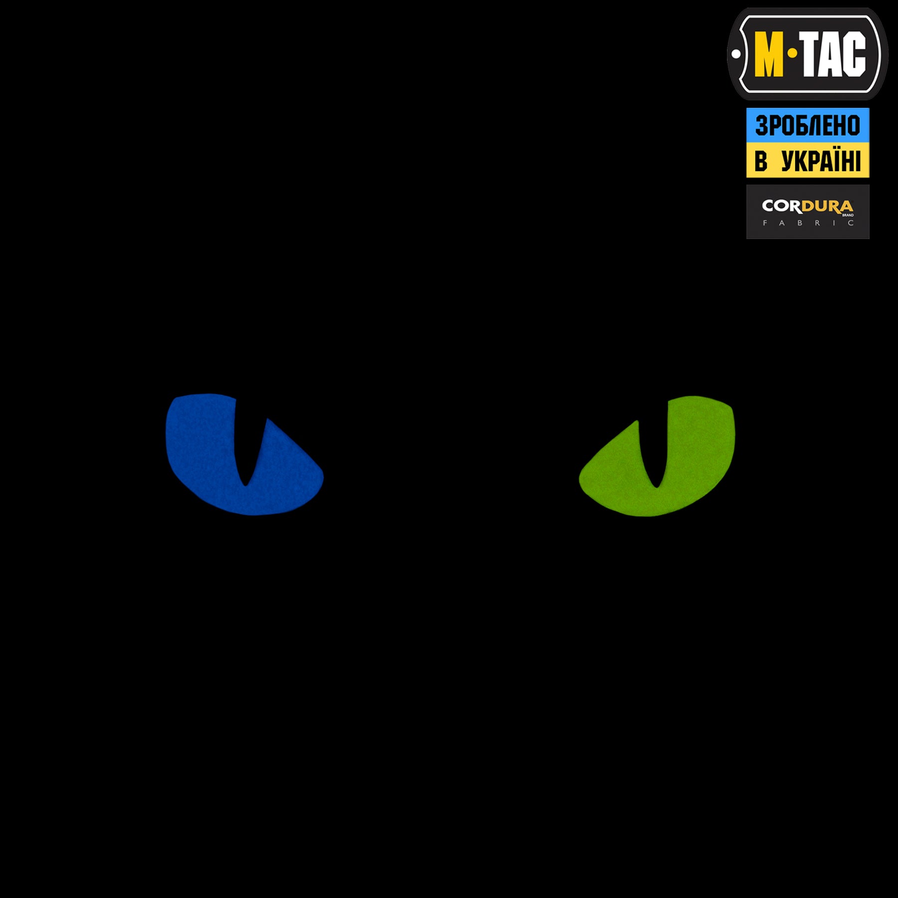 M-Tac нашивка Cat Eyes Laser Cut Multicam/Yellow/Blue/GID