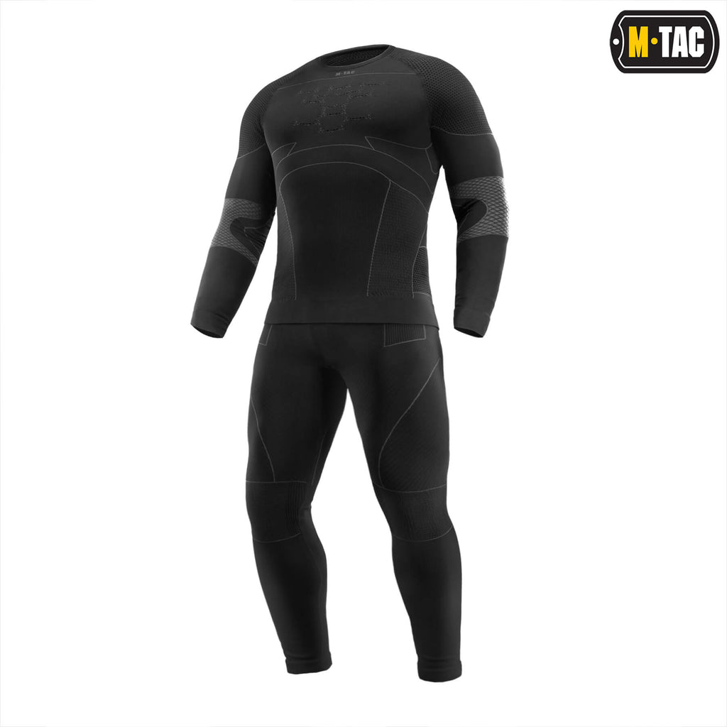 M-Tac термоштани компресійні Black/Dark Grey