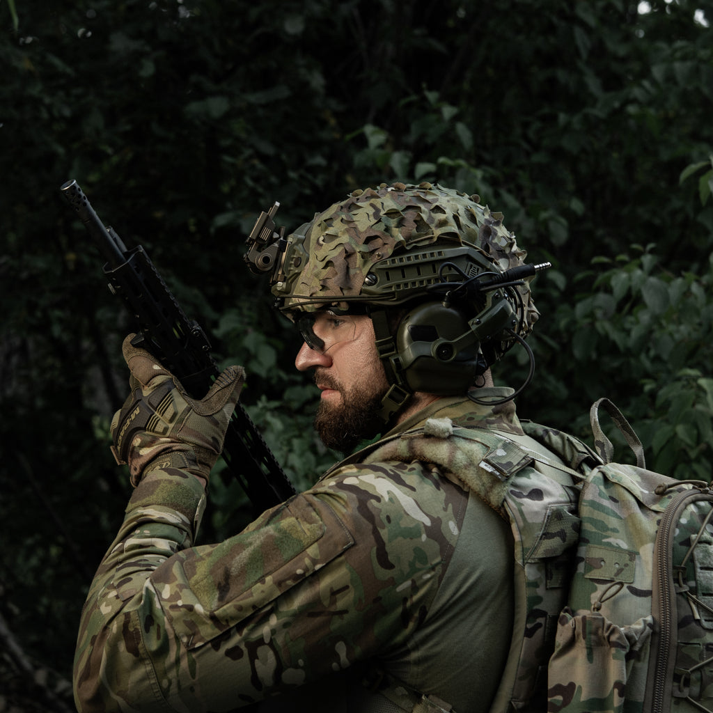 M-Tac кавер на шолом Вільха FAST Multicam