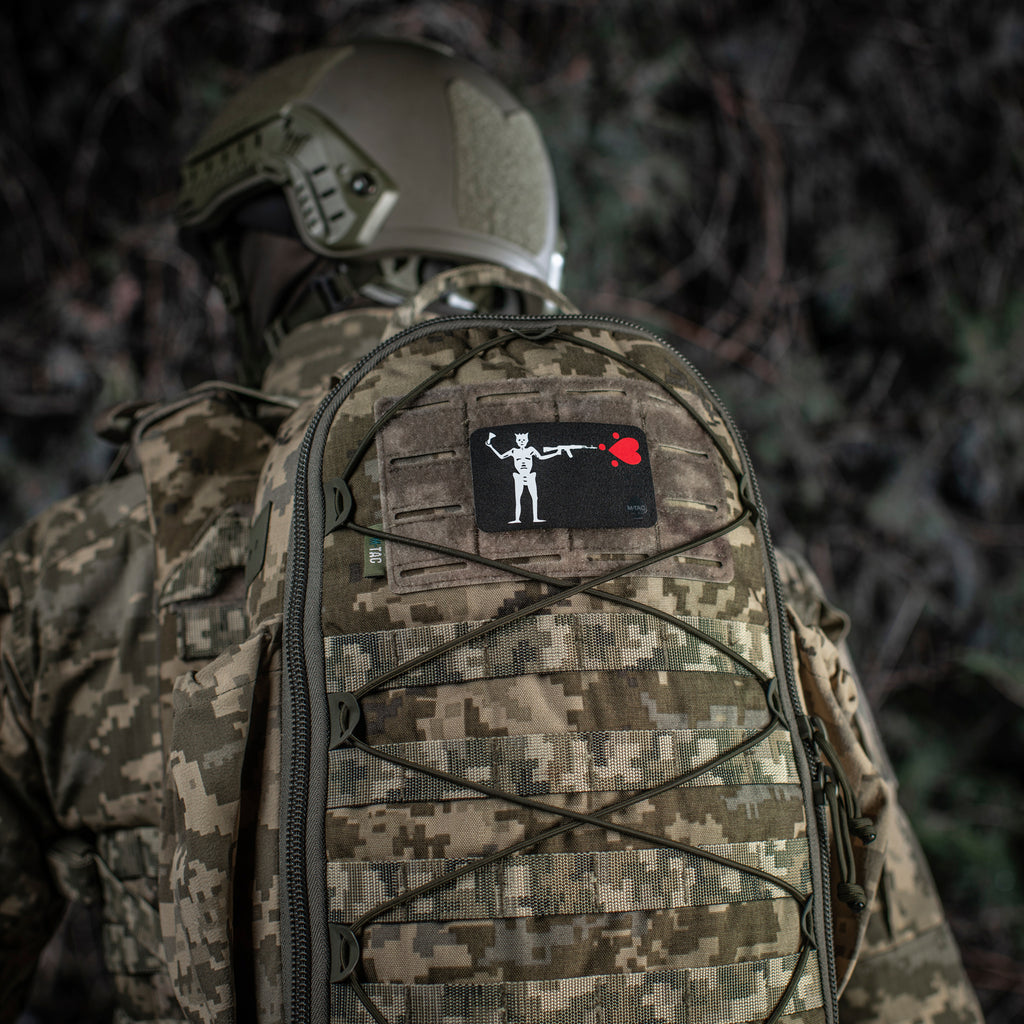 M-Tac нашивка прапор Чорна Борода АК-74 Black