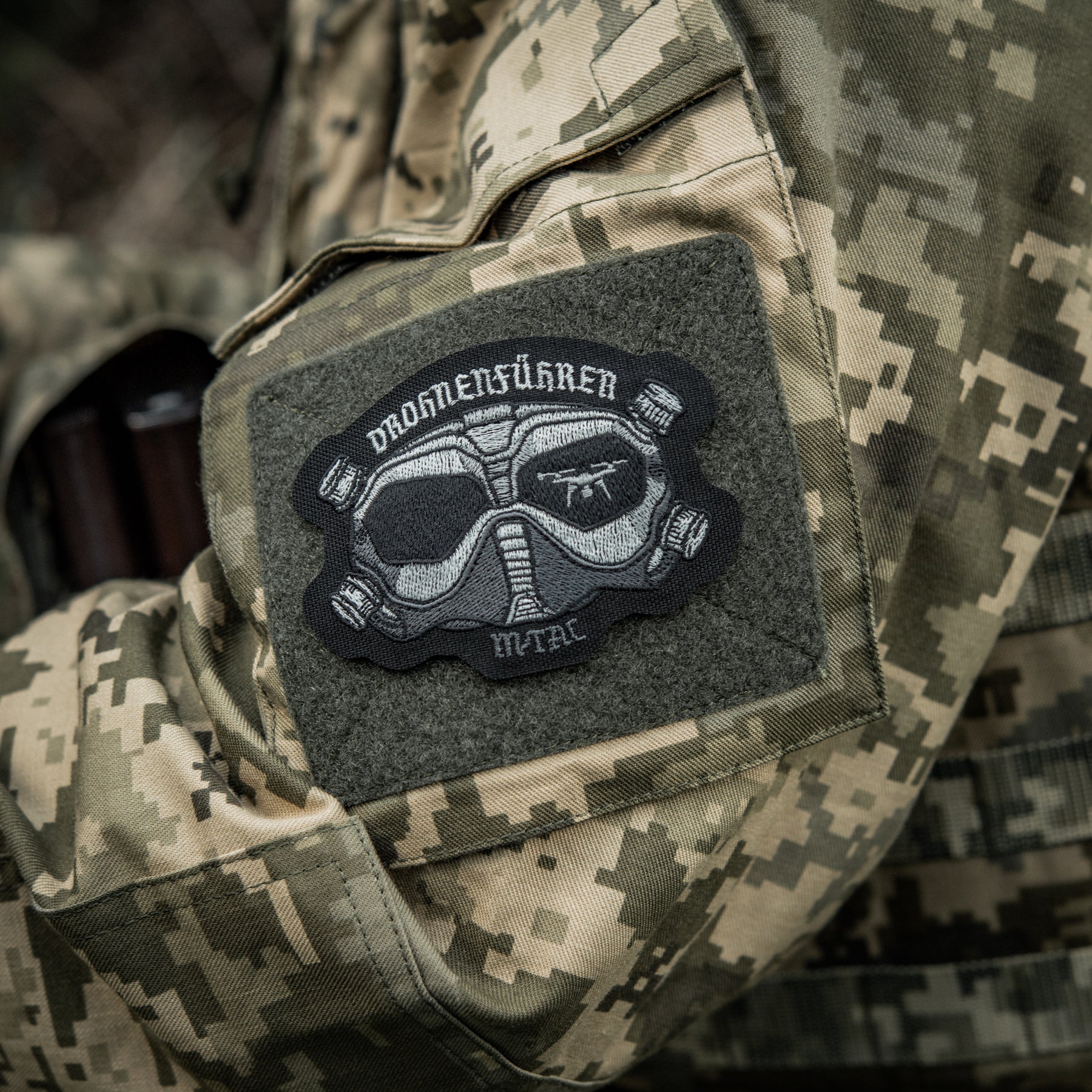 M-Tac нашивка Drohnenführer (вишивка) Black