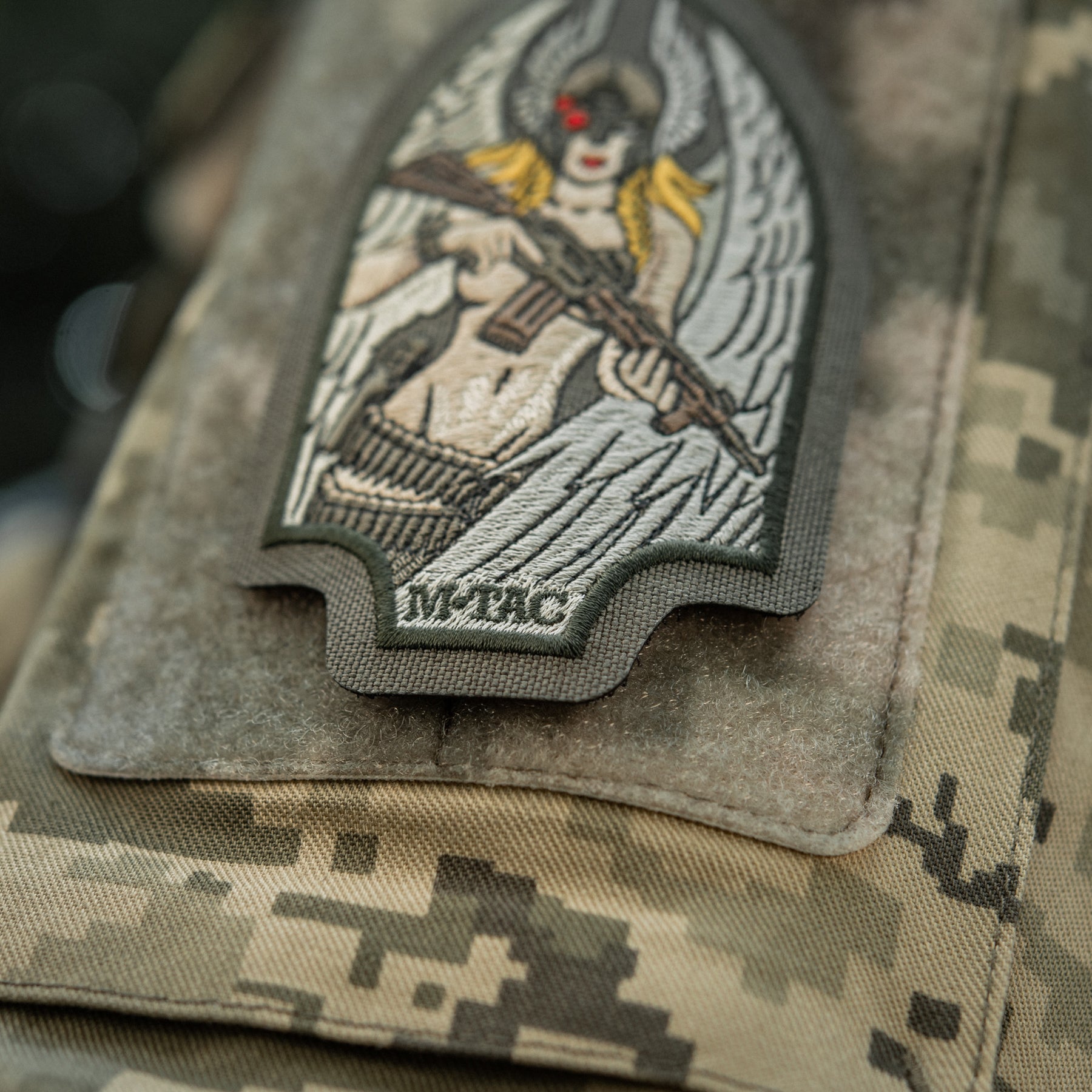 M-Tac нашивка Valkyrie (вишивка) Ranger Green