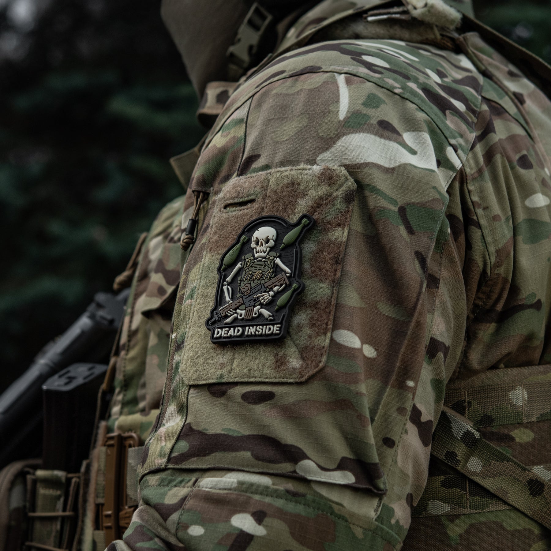 M-Tac нашивка Dead Inside Black/Olive