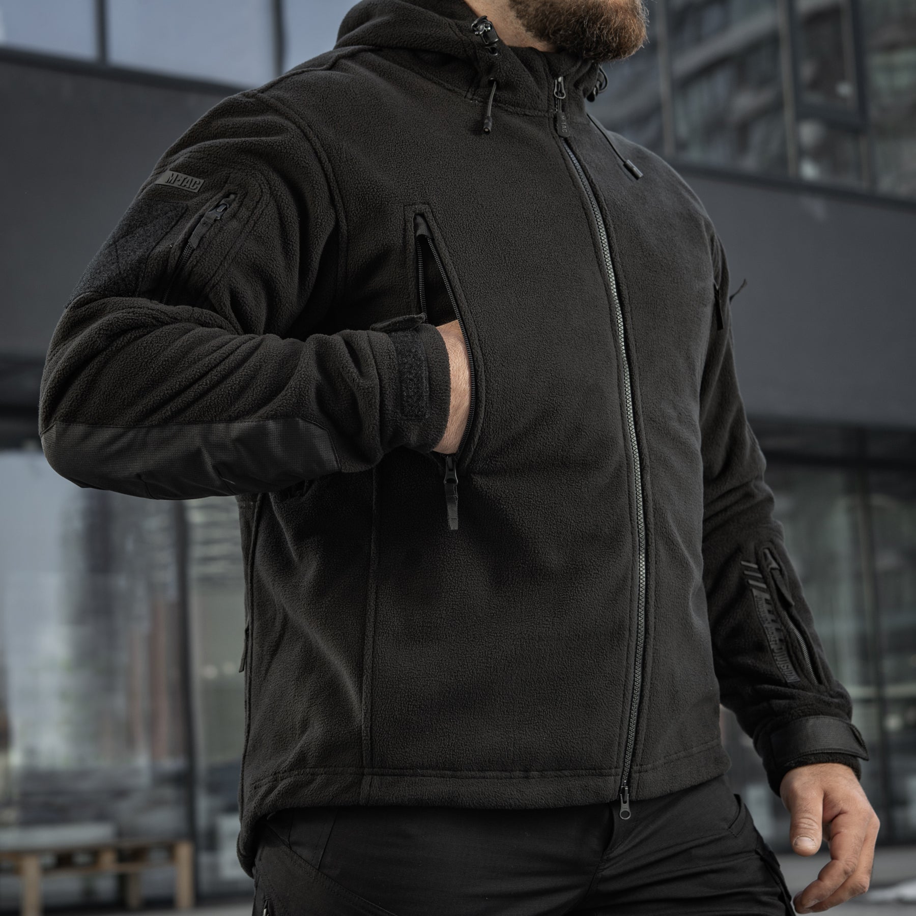 M-Tac куртка флісова Windblock Division Gen.II Black