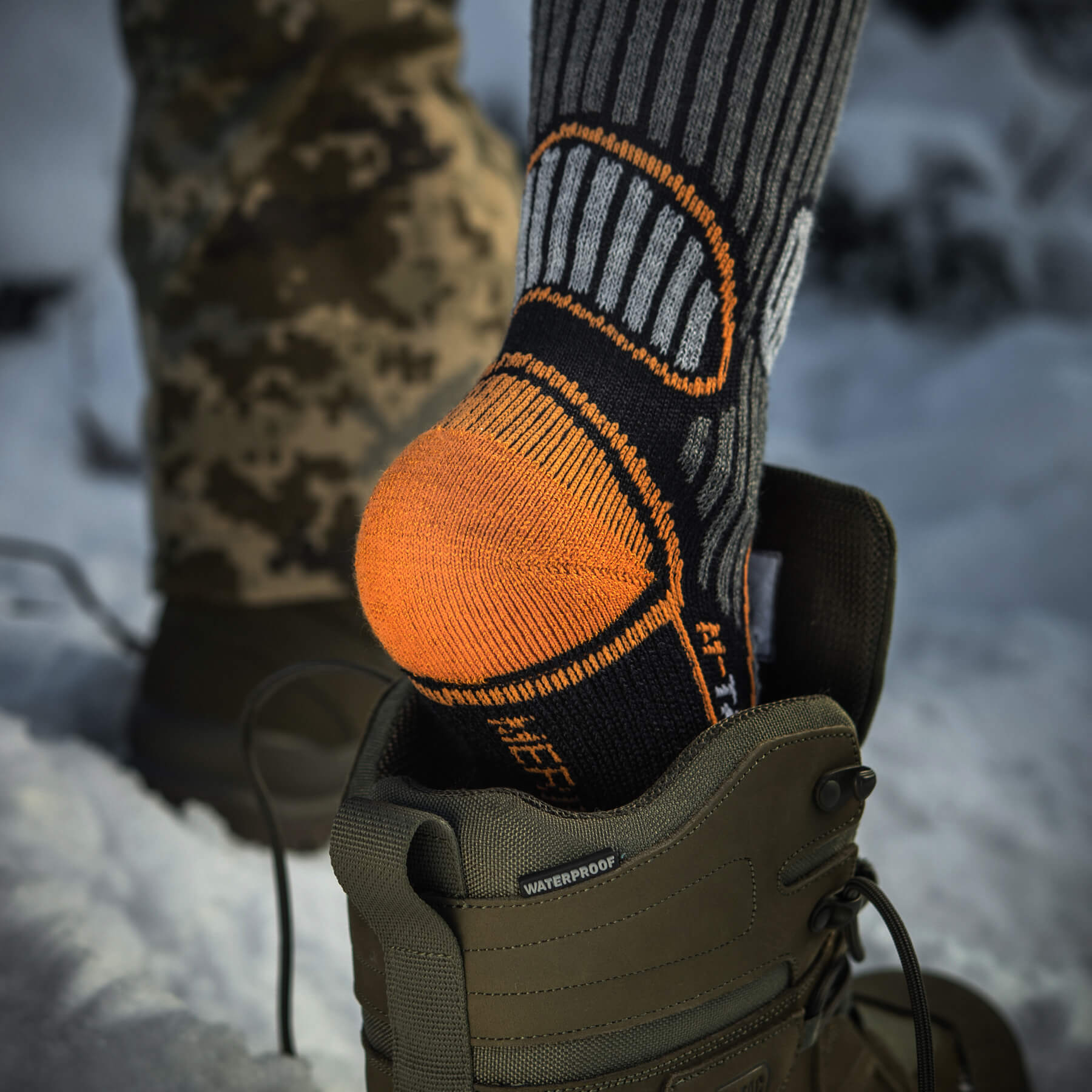 M-Tac шкарпетки Polar Merino 40% Long Black