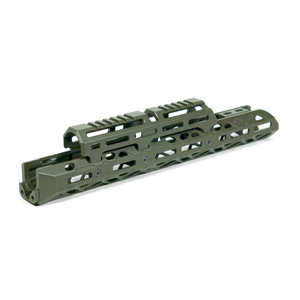 Крук цівка для АК довге с кріпленням та довгим верхнім містком M-Lok OD Green (1U004B)