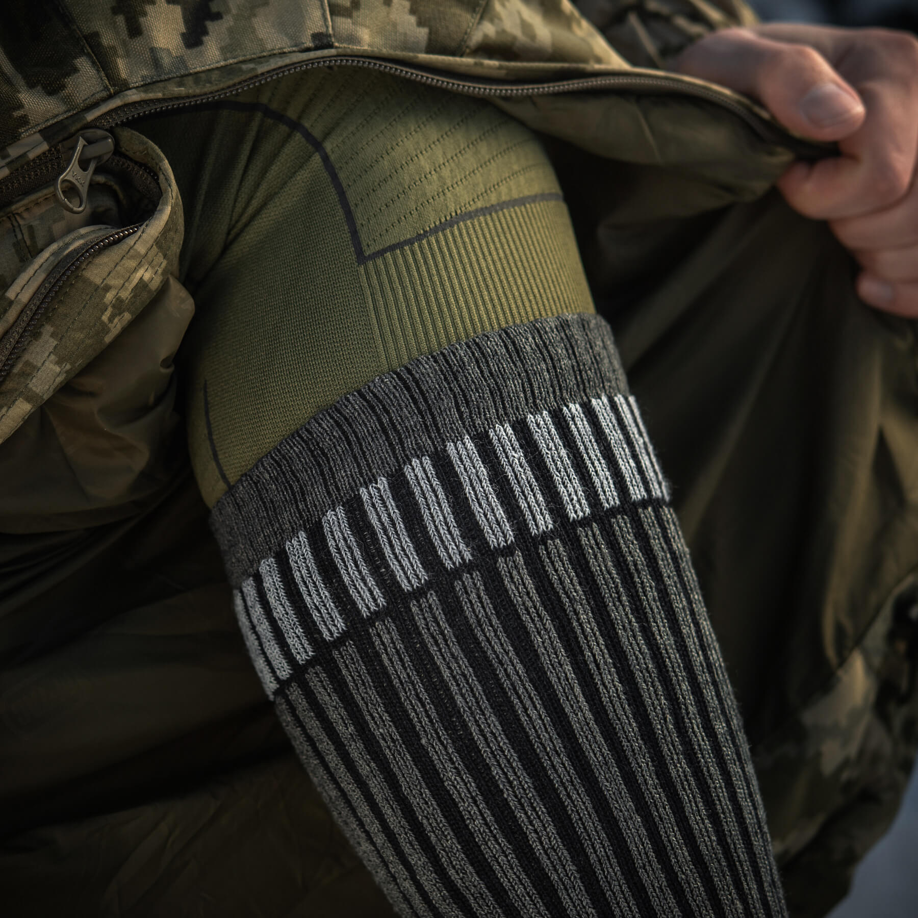 M-Tac шкарпетки Polar Merino 40% Long Black