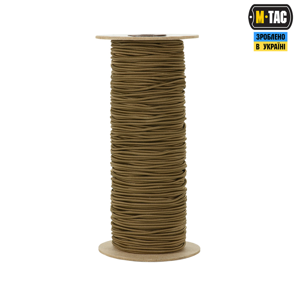 M-Tac паракорд Shock-Cord 3 mm 100m Coyote