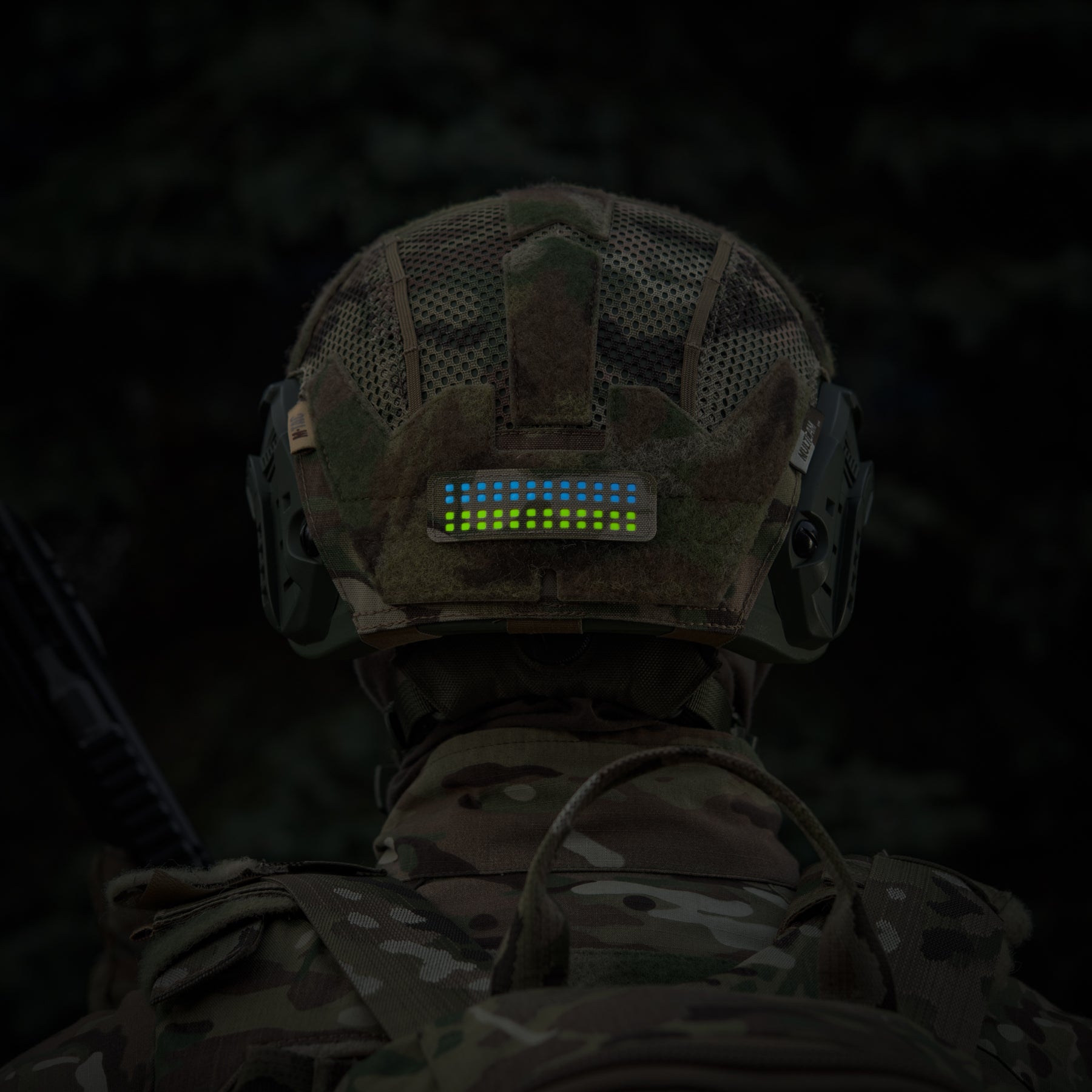 M-Tac нашивка прапор України 25х80 Laser Cut Multicam/Yellow/Blue/GID