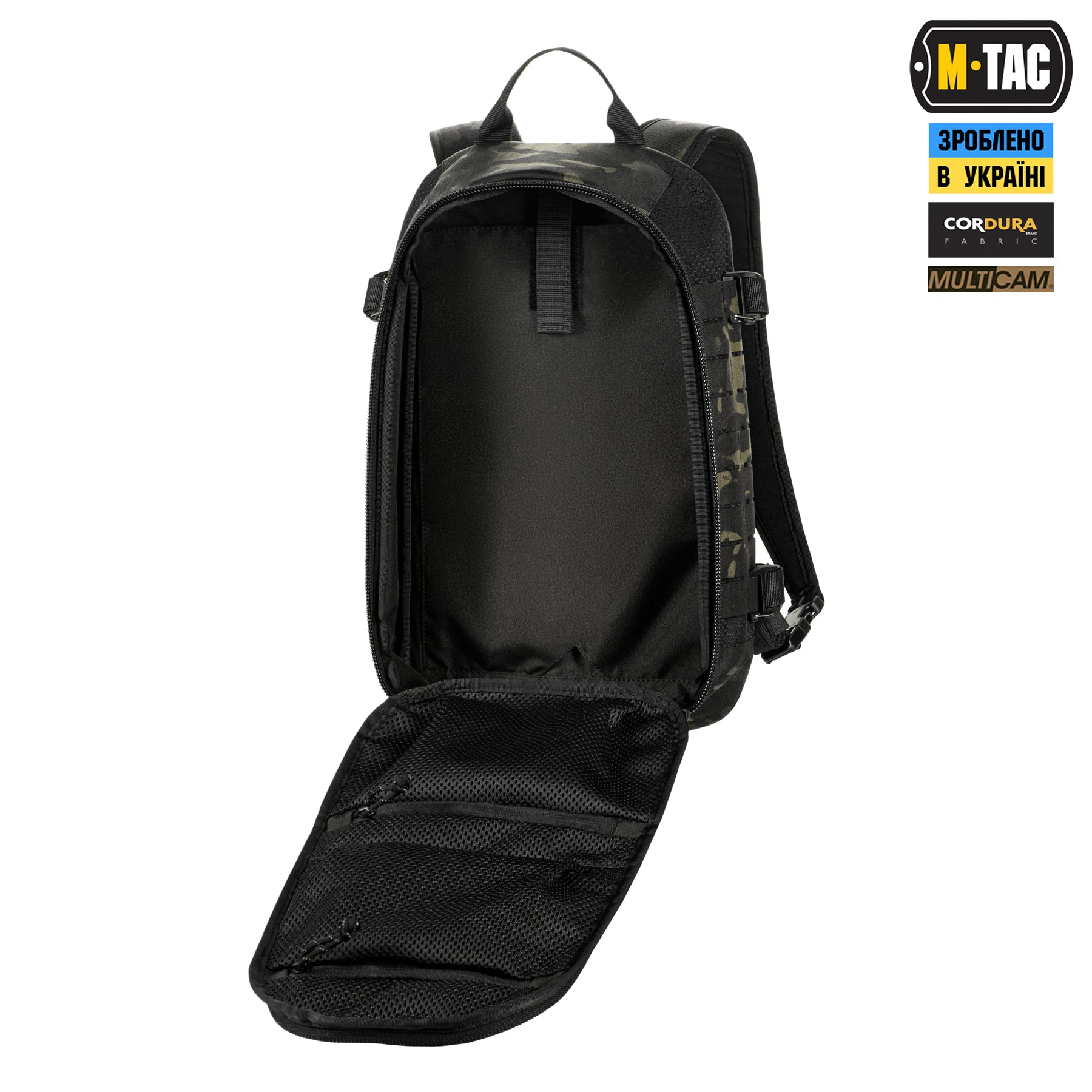M-Tac рюкзак Sturm з ергономічними лямками Elite Gen.II Multicam Black