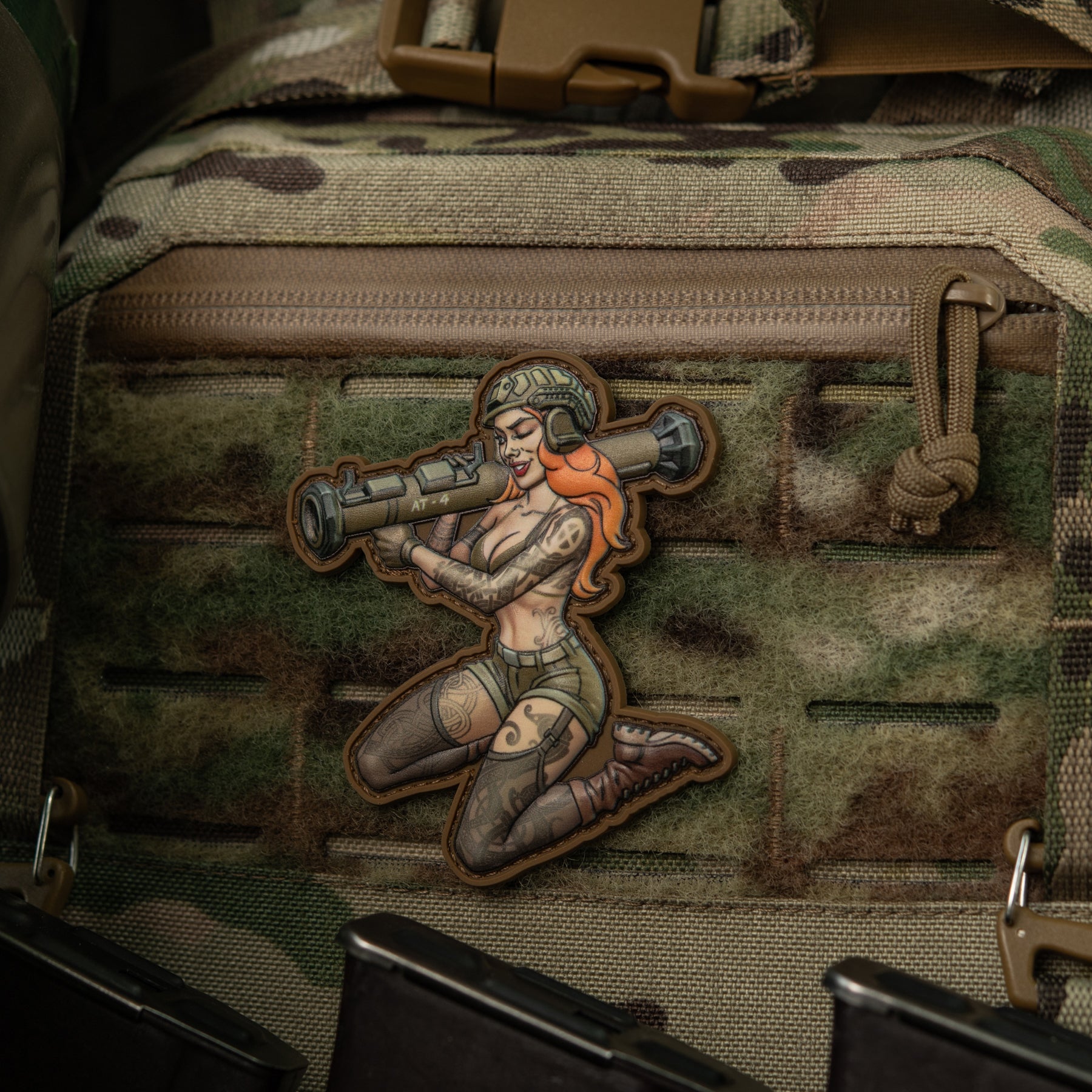 M-Tac нашивка Tactical girl №9 PVC Skandinavik