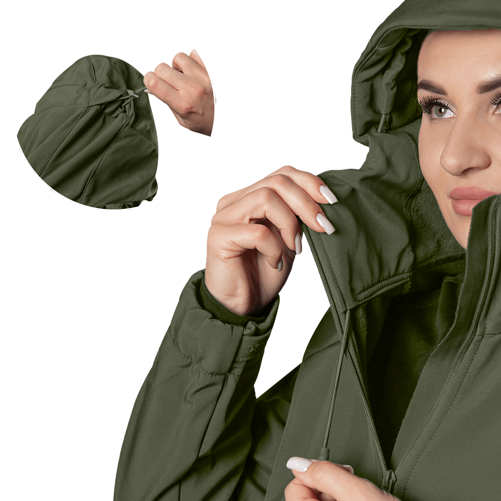 Жіноча куртка Pani SoftShell Олива