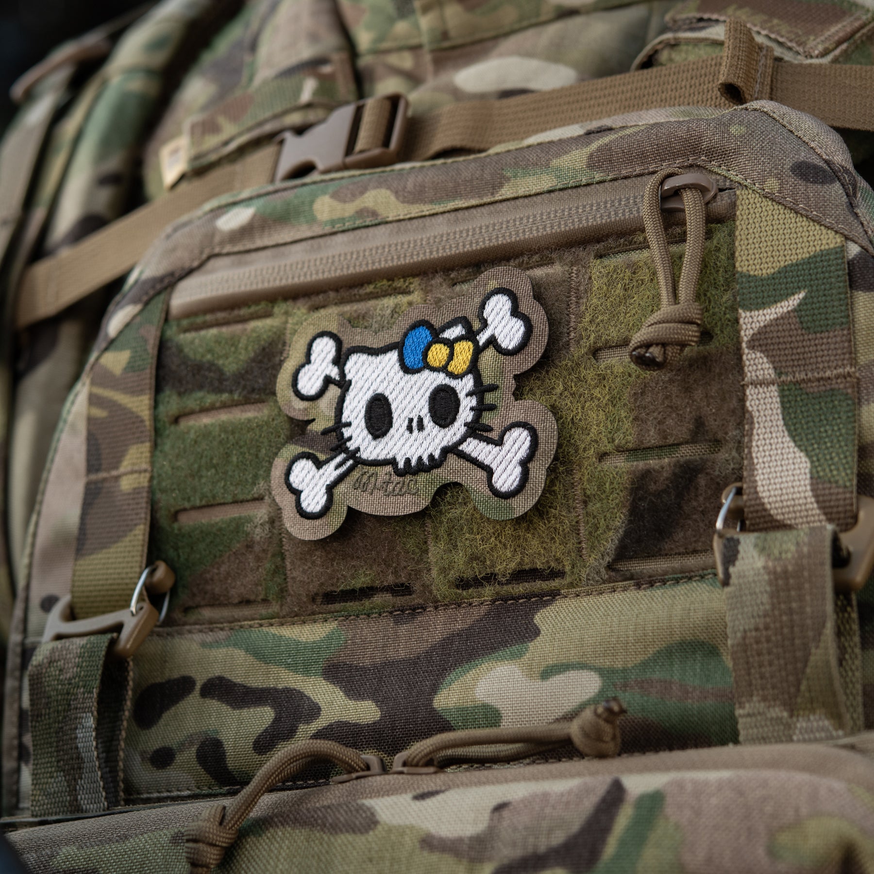 M-Tac нашивка KITTY (вишивка) White/Multicam
