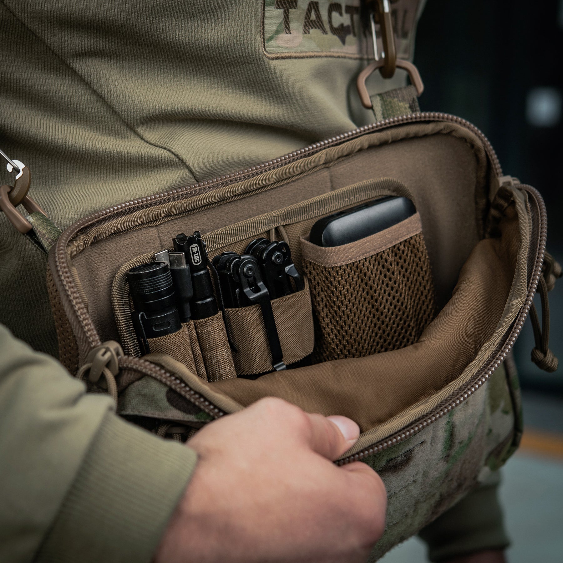 M-Tac сумка Admin Bag Medium Elite з липучкою Multicam
