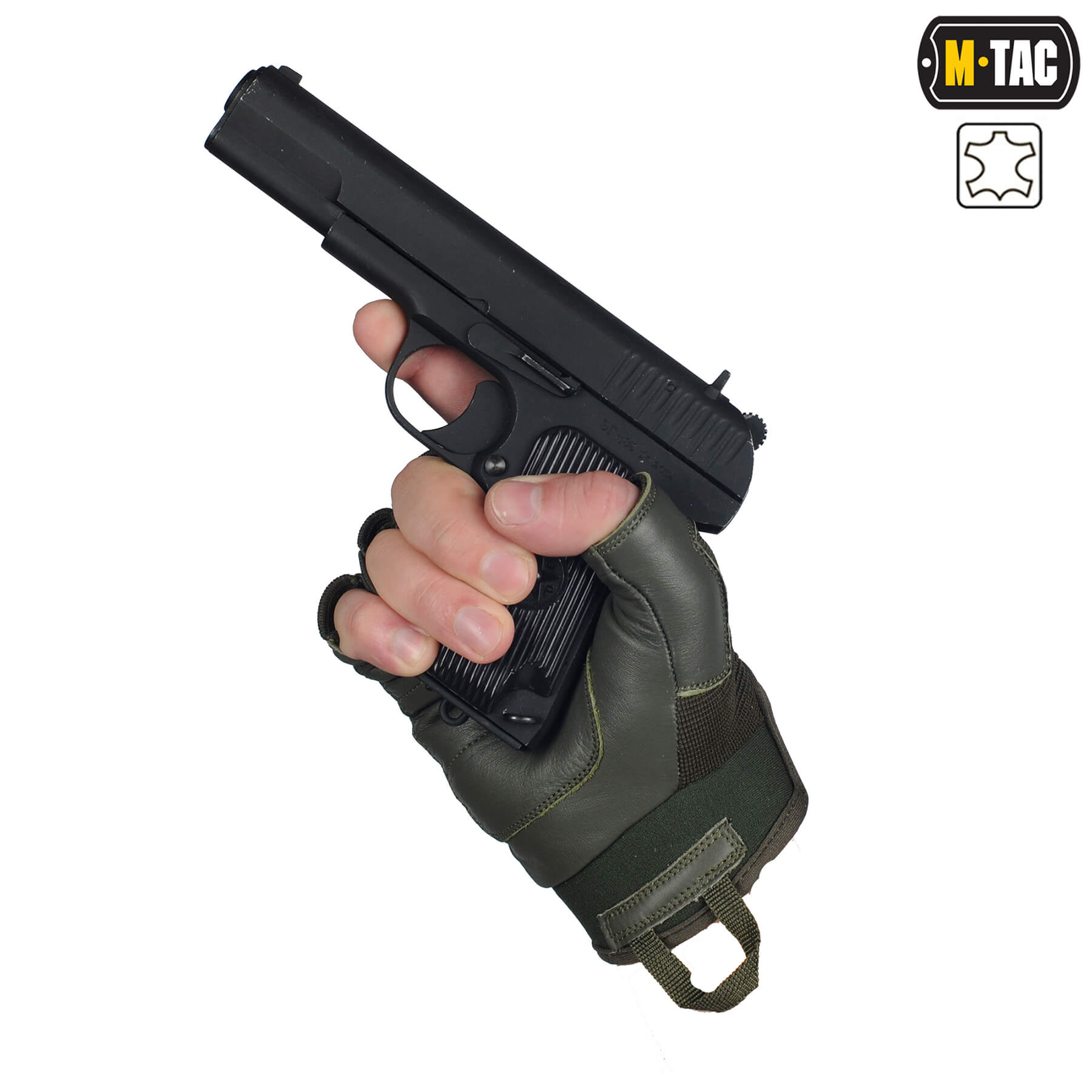 M-Tac рукавички безпалі Assault Tactical Mk.4 Olive