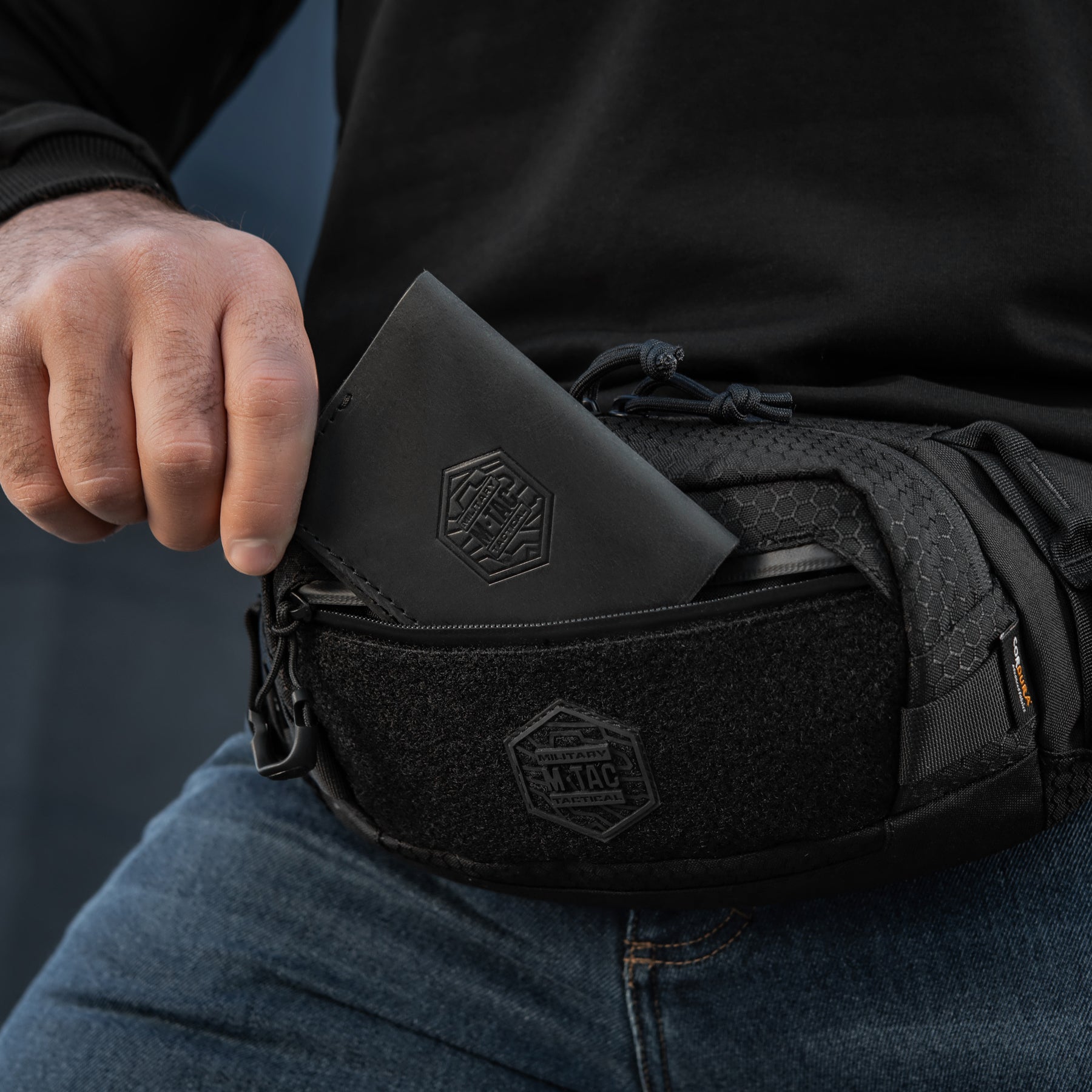 M-Tac сумка Waist Bag Hex Black