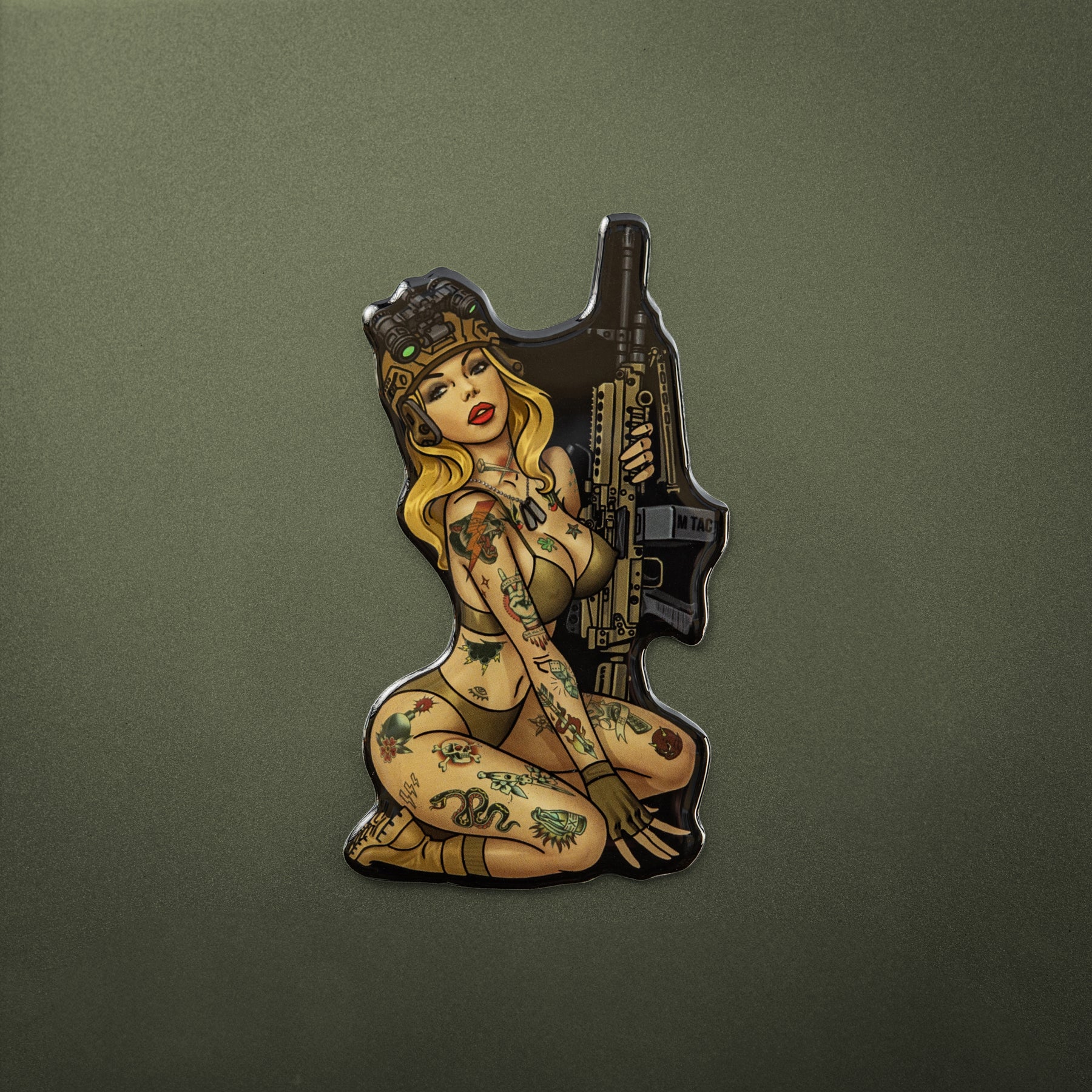 M-Tac наклейка Tactical girl №5 Hooligan