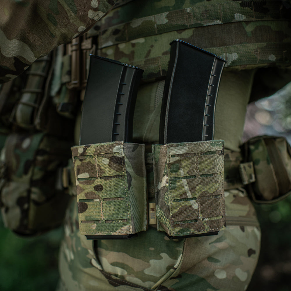 M-Tac підсумок для магазина на гумці (10 см) Laser Cut Multicam