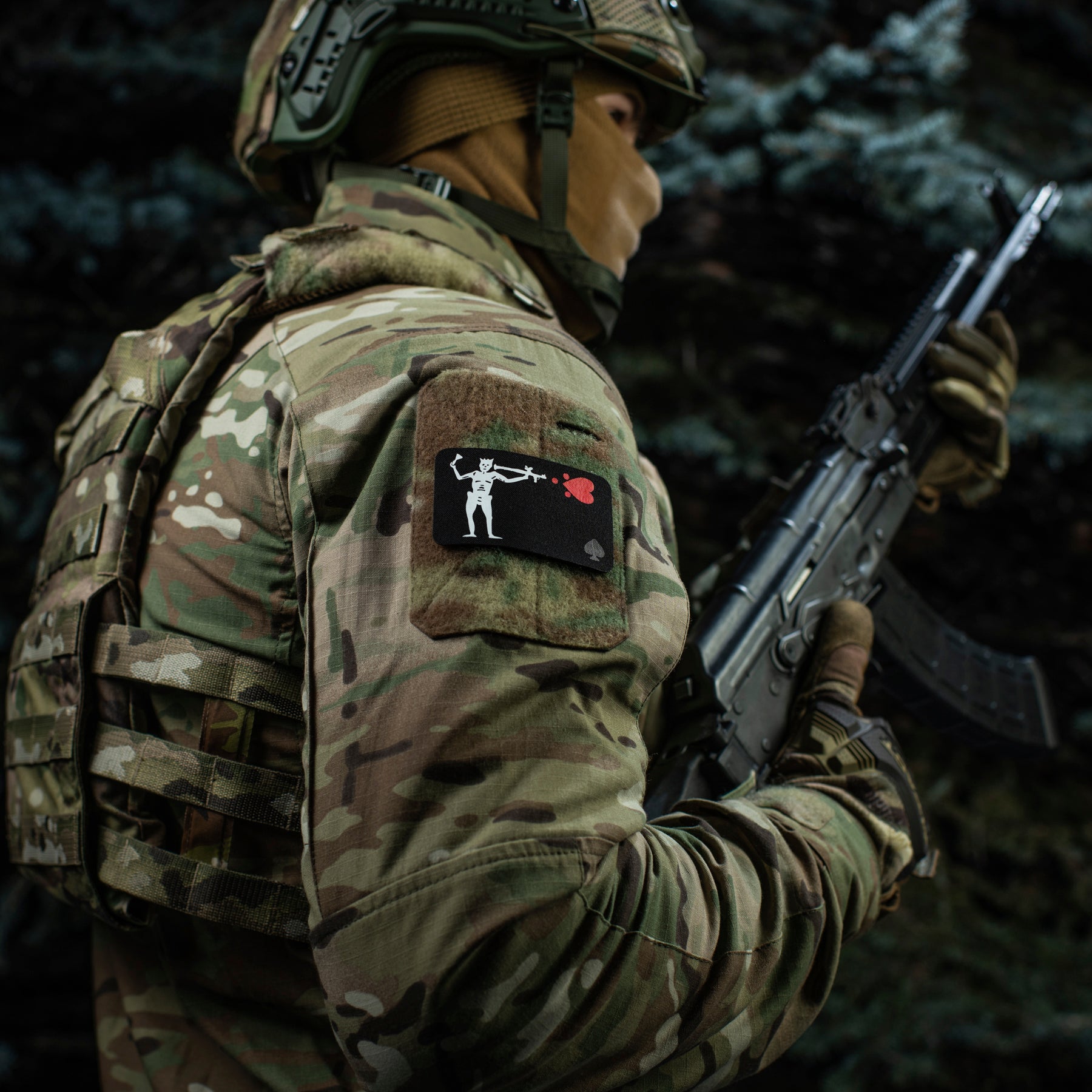 M-Tac нашивка прапор Чорна Борода РПГ-7 Black
