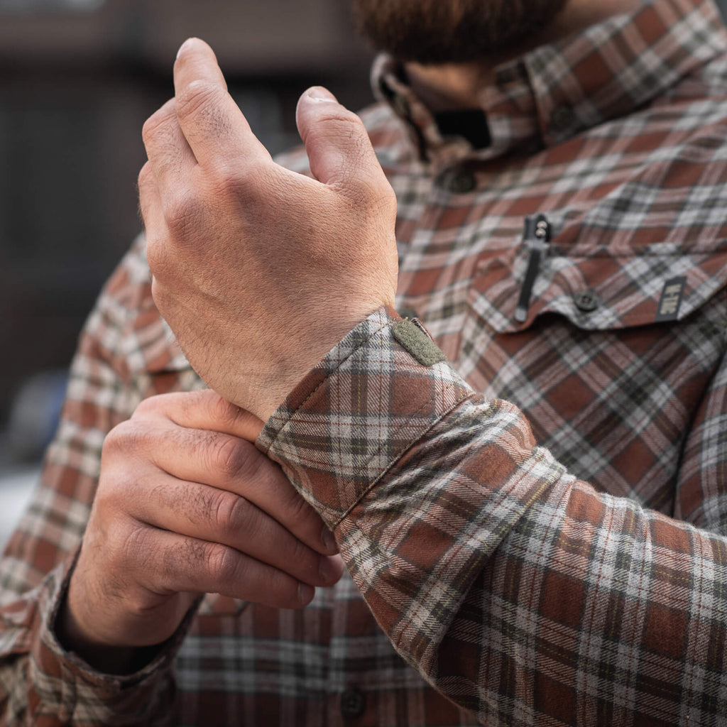 M-Tac сорочка Lumberjack Cotton Shirt Brown/Grey