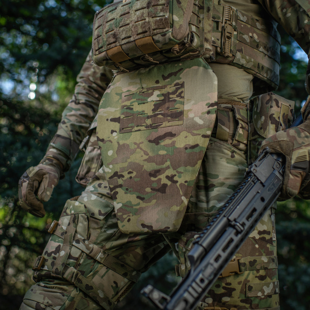 M-Tac фартух протиуламковий з балістичним пакетом 2 клас Laser Cut XL Multicam