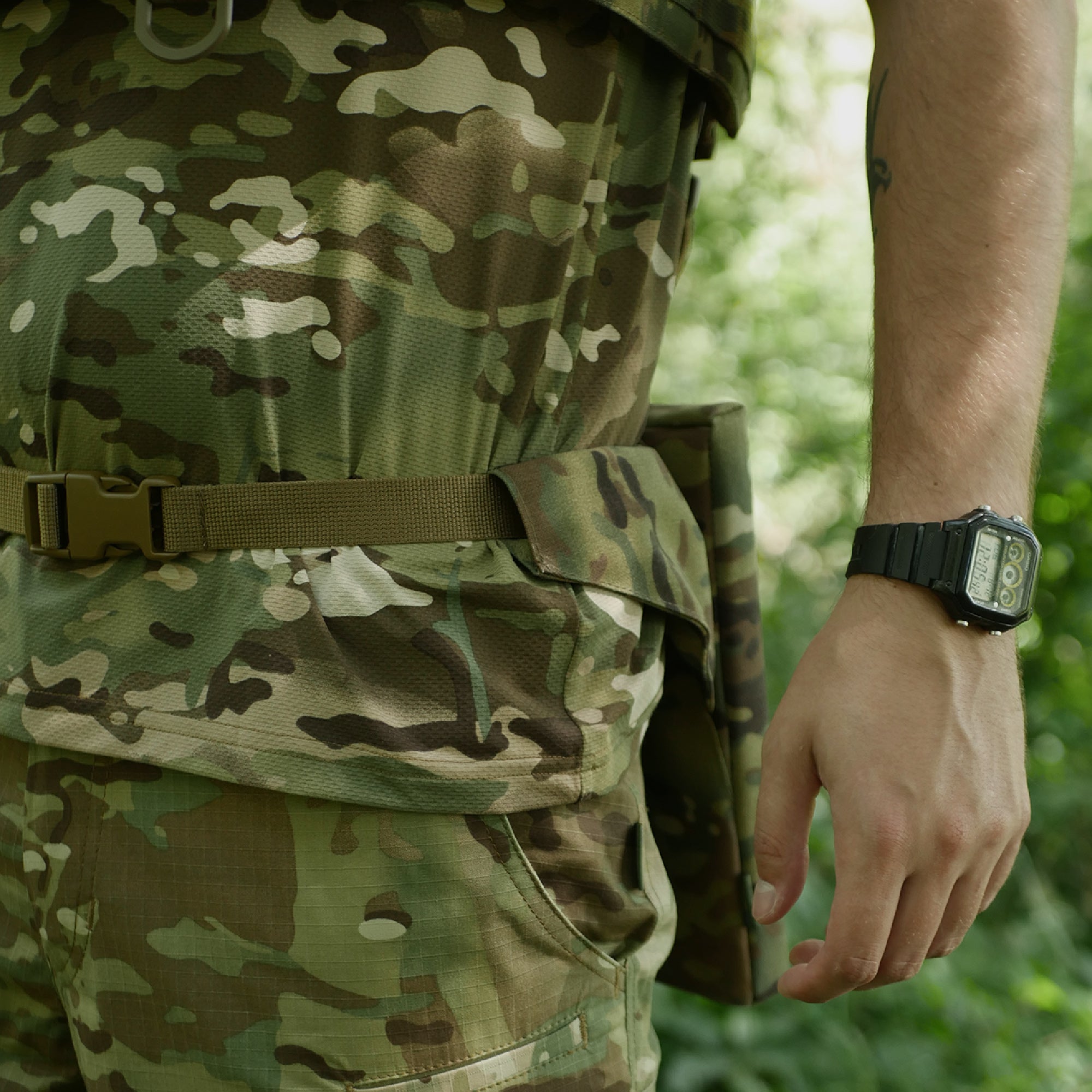 Каремат-сидушка Kiborg 20mm (посилена) Cordura Мультикам під бронепакет