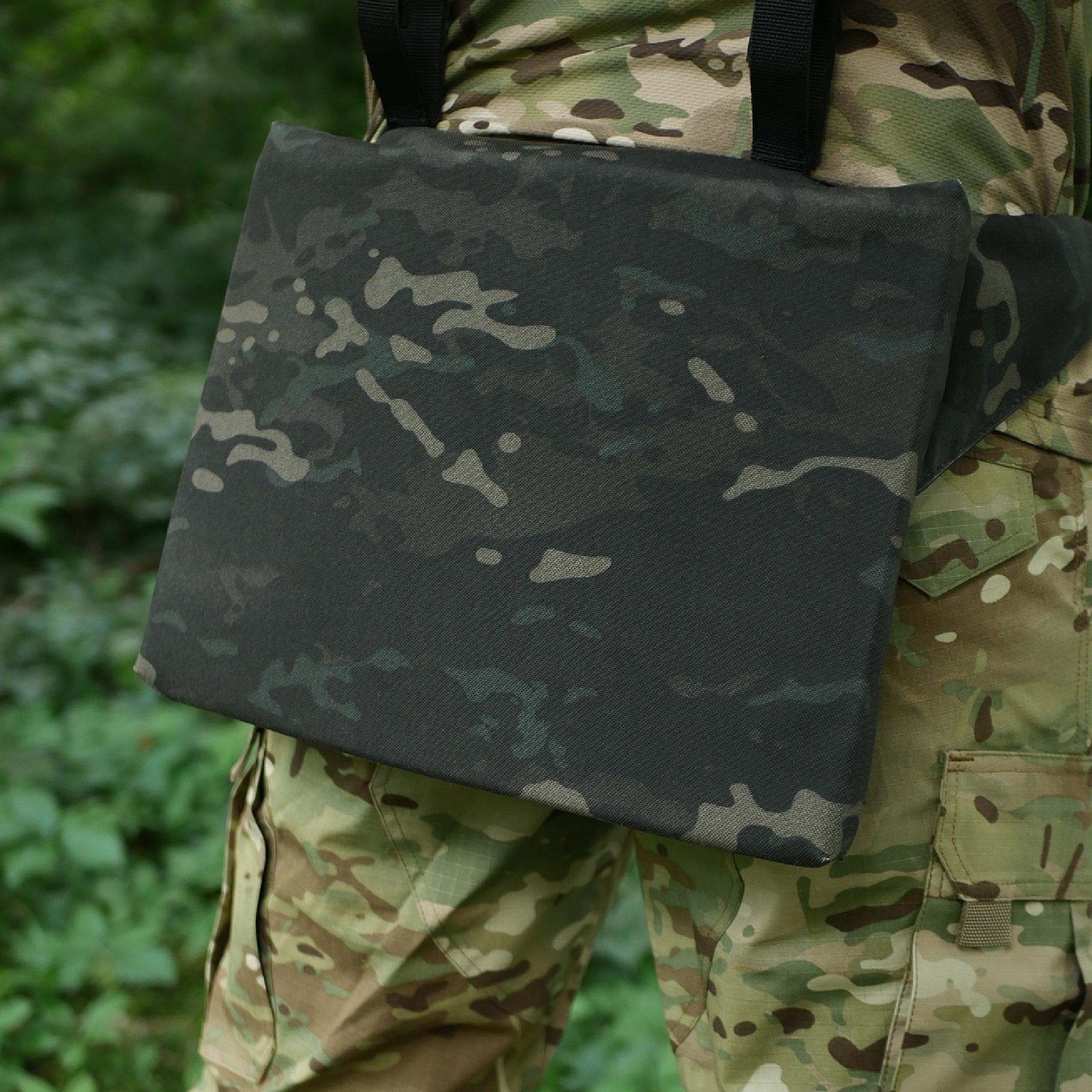 Каремат-сидушка Kiborg 20mm Cordura Black Multicam під броню