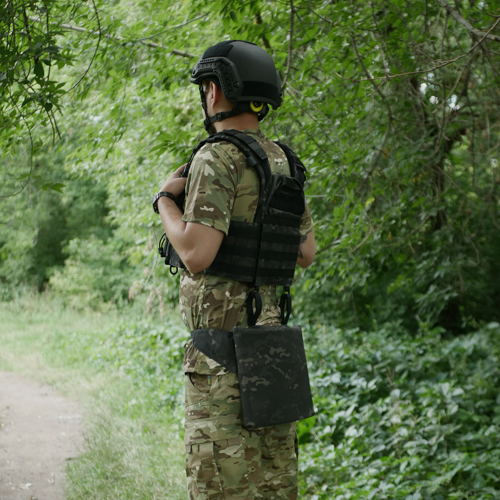 Каремат-сидушка Kiborg 20mm Cordura Black Multicam під броню