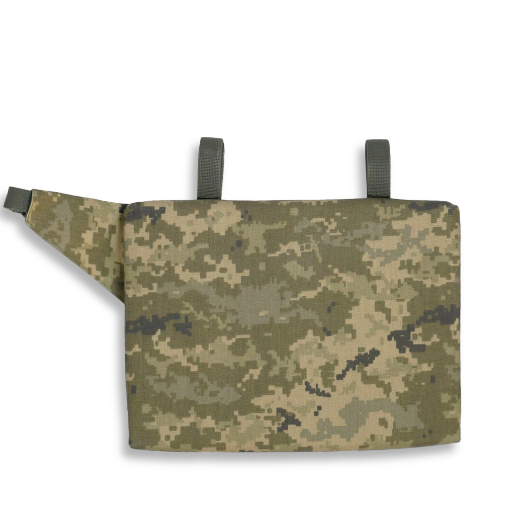 Каремат-сидушка Kiborg 20mm (посилена) Cordura Pixel під бронепакет