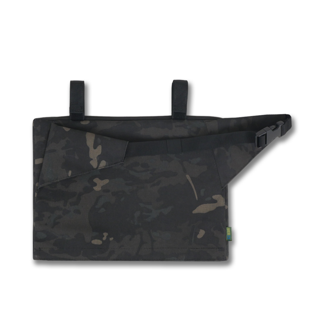 Каремат-сидушка Kiborg з балістичним пакетом 1 клас захисту Militex 20mm Cordura Black Multicam