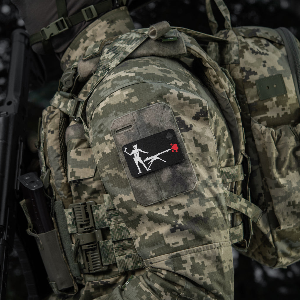 M-Tac нашивка прапор Чорна Борода СПГ-9 Black