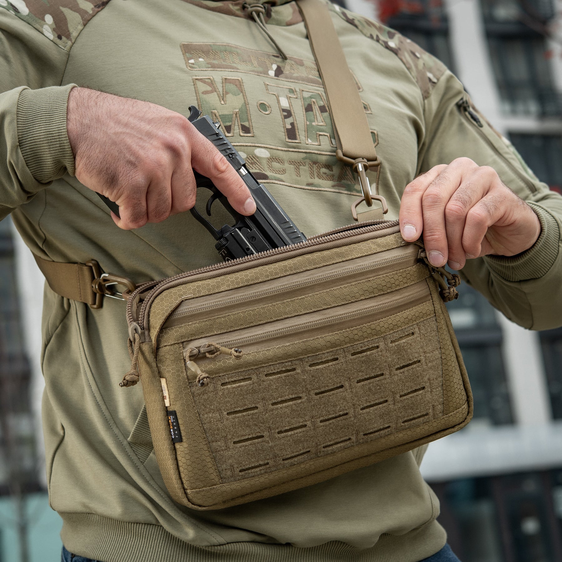 M-Tac сумка Admin Bag Medium Elite з липучкою Hex Coyote