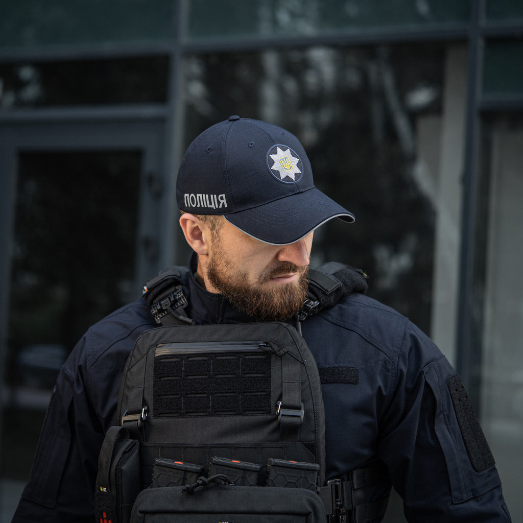 M-Tac бейсболка Поліція Elite Flex рип-стоп Dark Navy Blue