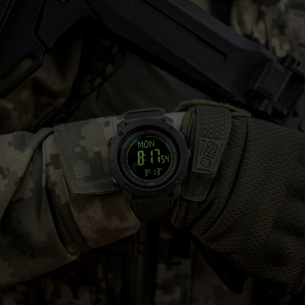 M-Tac годинник тактичний з компасом 2095 Army Green