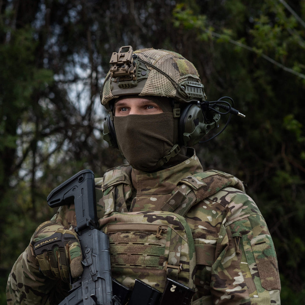 M-Tac балаклава-ніндзя Pro мікрофліс ріп-стоп Dark Olive