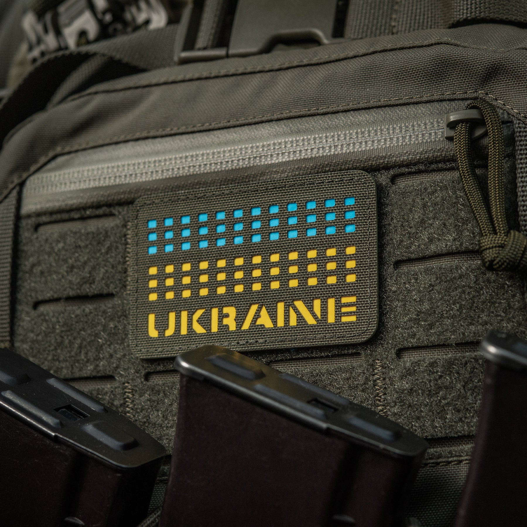 M-Tac нашивка Ukraine Laser Cut Ranger Green/Yellow/Blue/GID