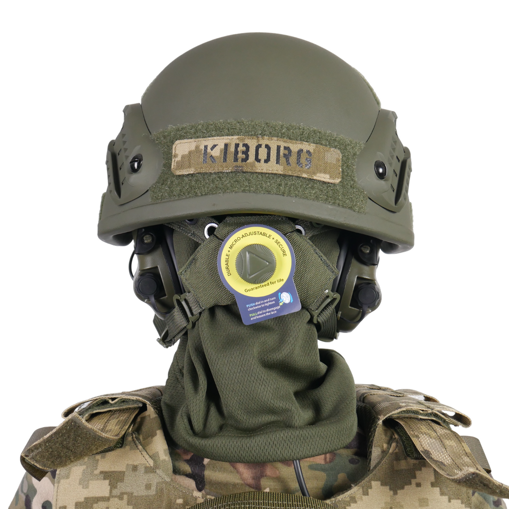 Комплект шолом Mich PE + навушники EARMOR M32 PLUS з універсальним кріпленням