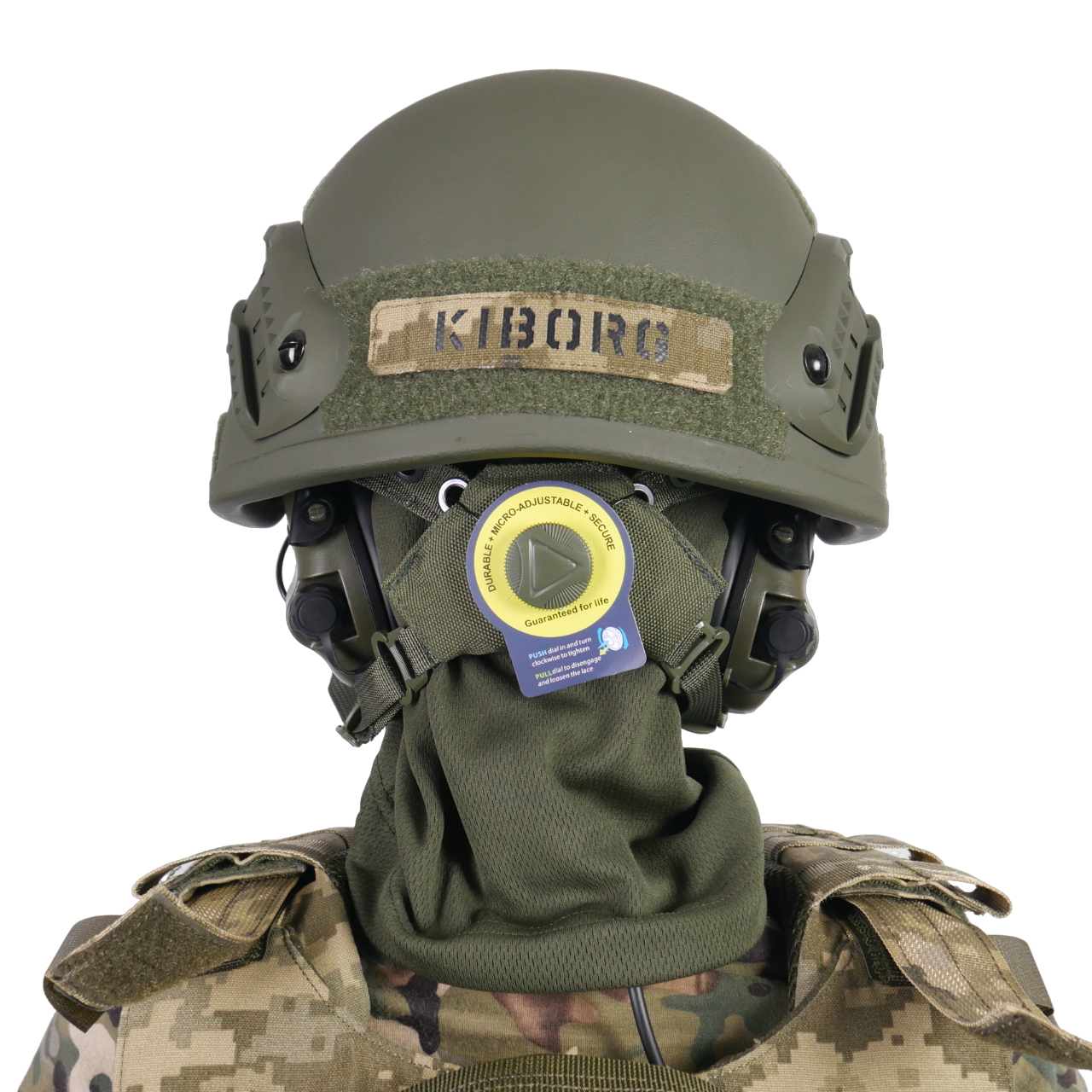 Комплект шолом Mich PE + навушники EARMOR M32 PLUS з універсальним кріпленням