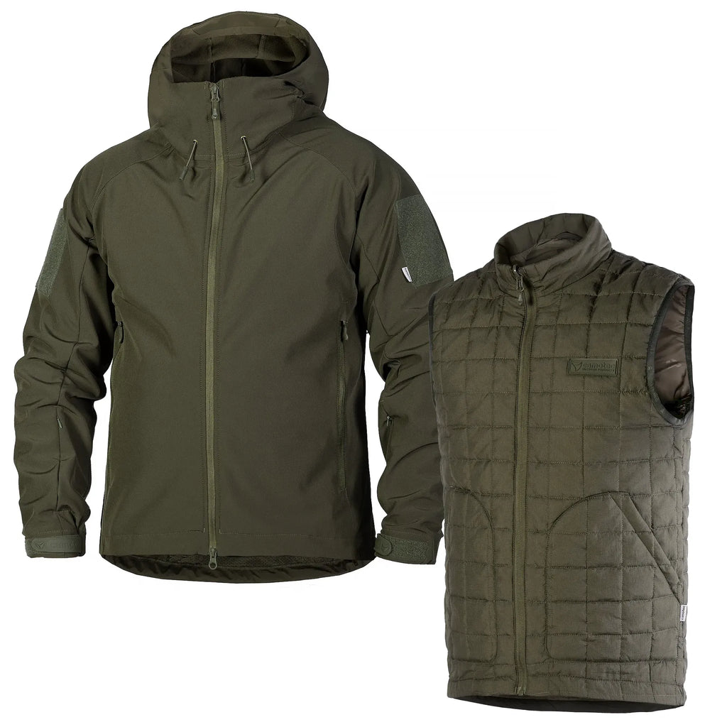 Комплект 2в1 Куртка SoftShell з жилеткою Олива