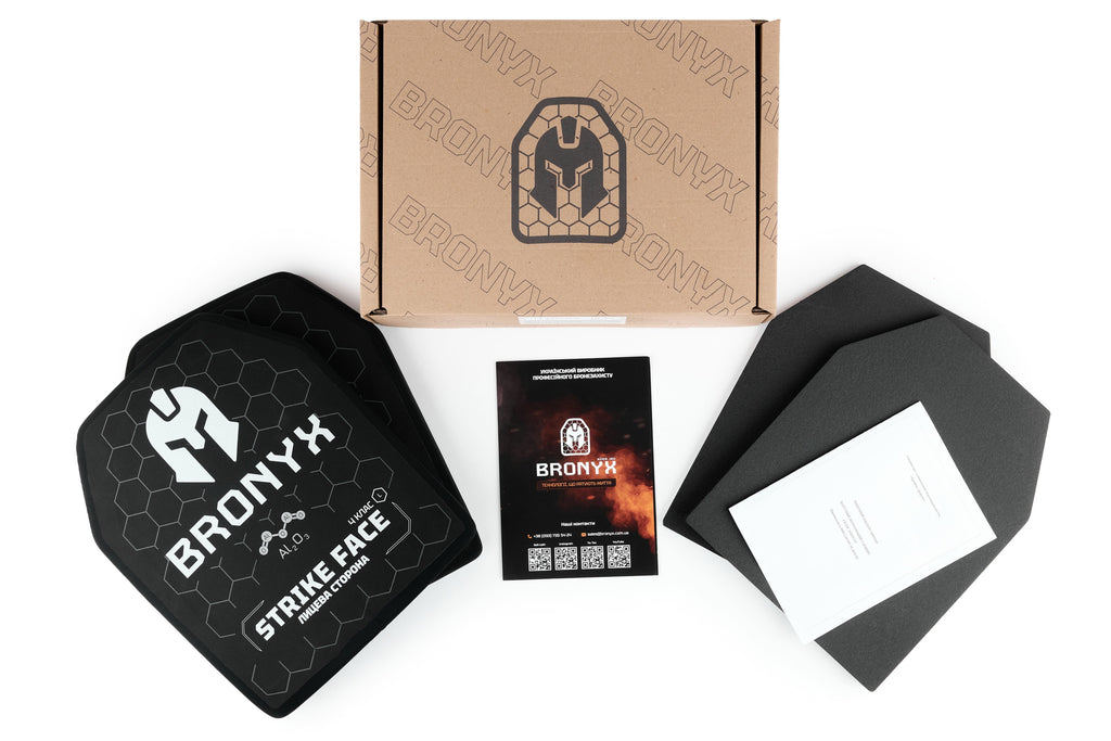 Комплект бронеплит (2шт) Bronyx (5.6 кг) (4 клас) 270*330