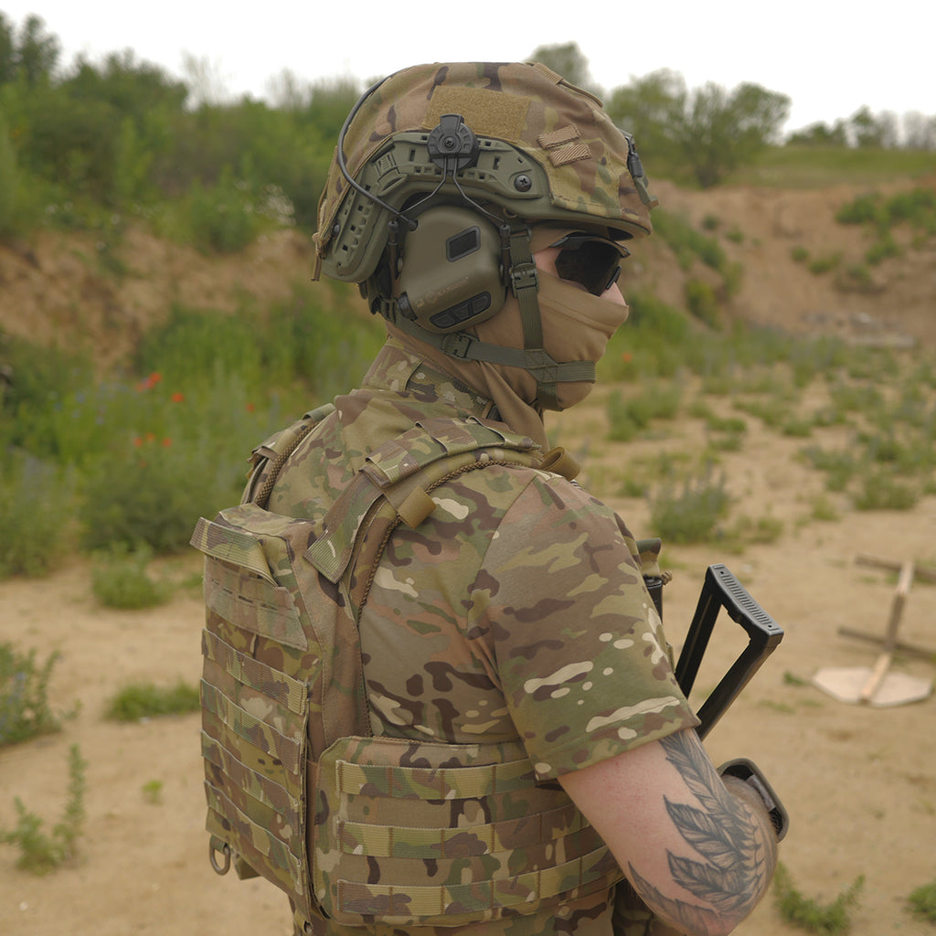 Комплект плитоноска Kiborg GU Gen.2 + 6 підсумків Мультикам