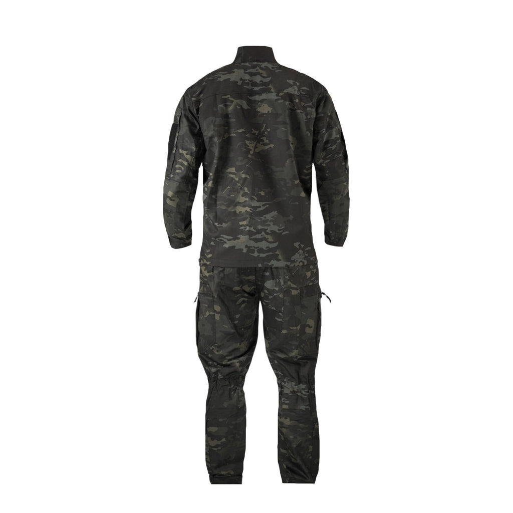Костюм тактичний Twill FS чорний мультикам ( штани+кітель )-S