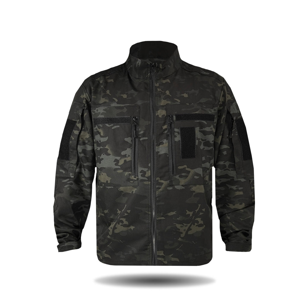 Костюм тактичний Twill FS чорний мультикам ( штани+кітель )-S