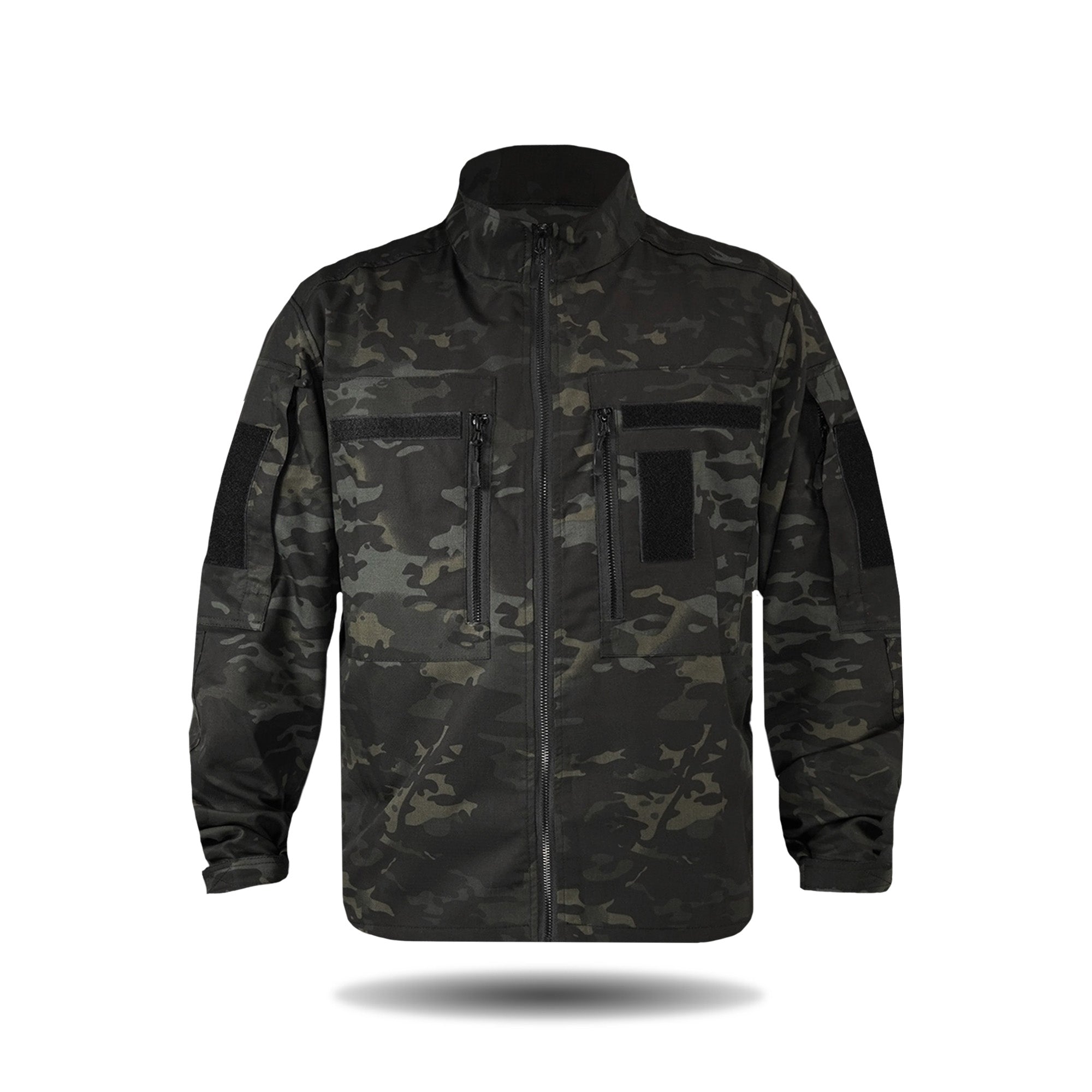 Костюм тактичний Twill FS чорний мультикам ( штани+кітель )-S