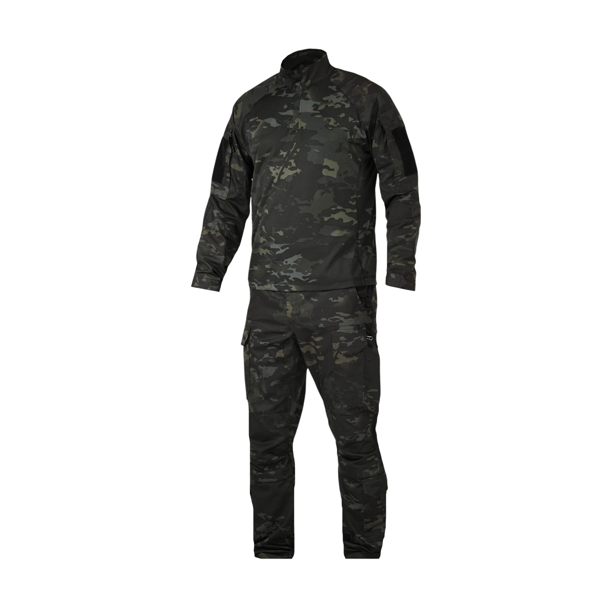 Костюм тактичний Twill FS чорний мультикам ( штани+убакс ) -S