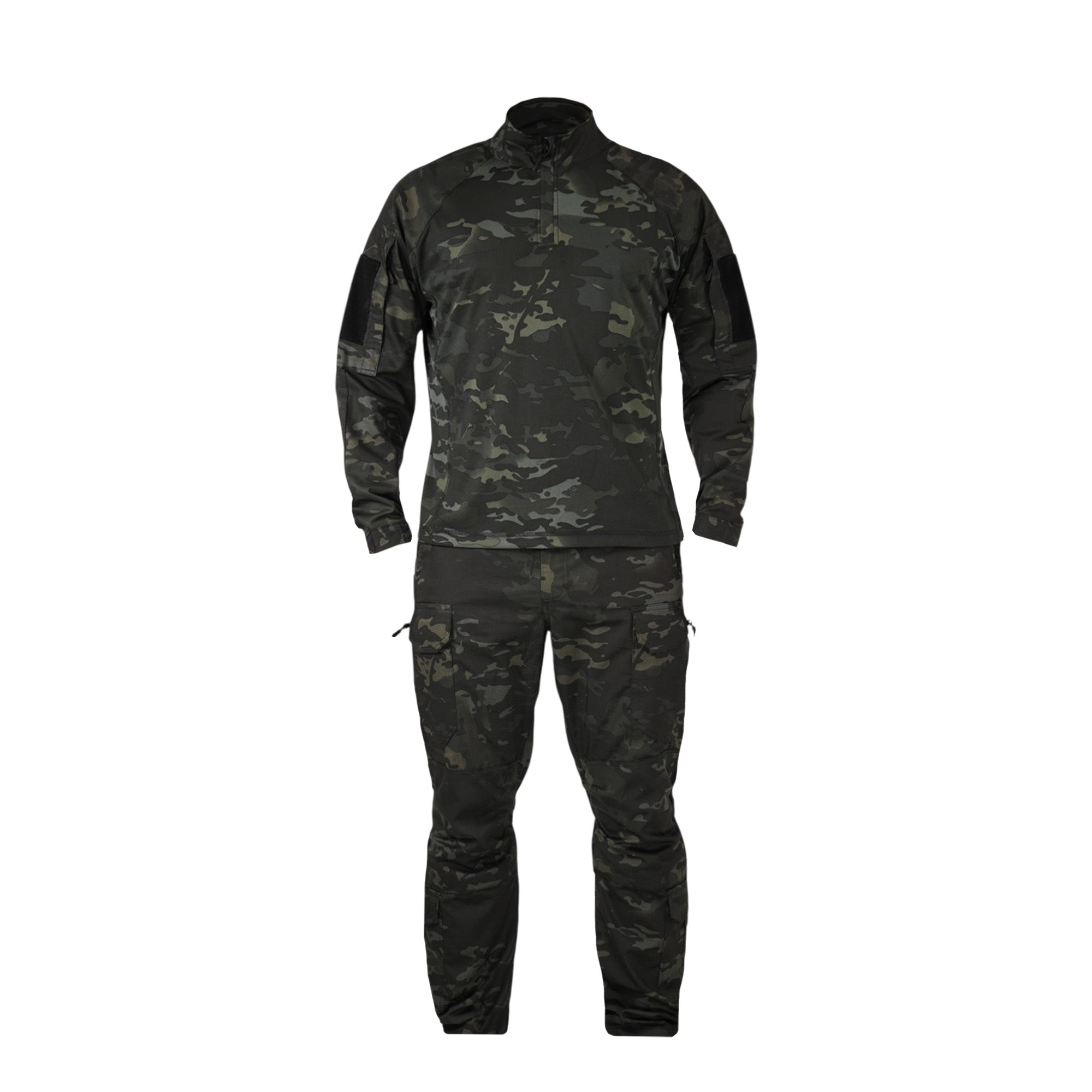 Костюм тактичний Twill FS чорний мультикам ( штани+убакс ) -S